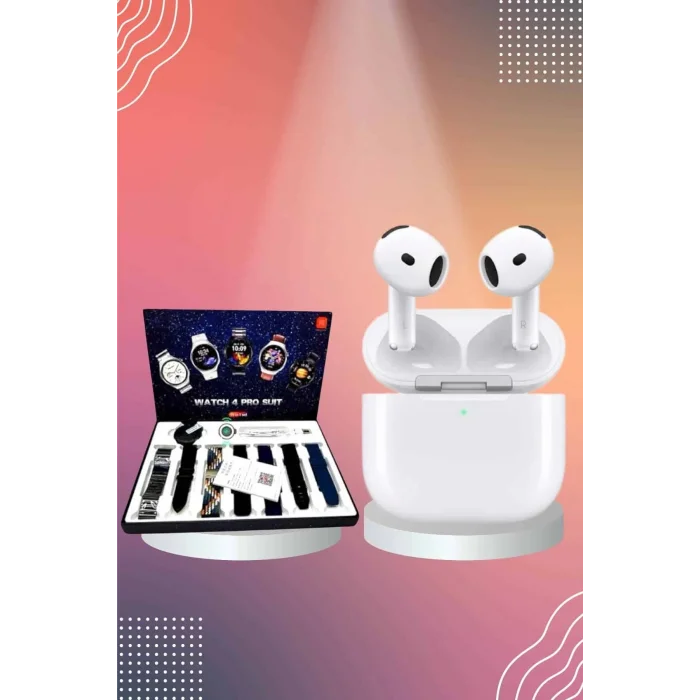  3.Nesil TWS Bluetooth Kulaklık Bluetooth Bağlantılı Akıllı Saat Amoled Ekran Plastik Hasır Kordon