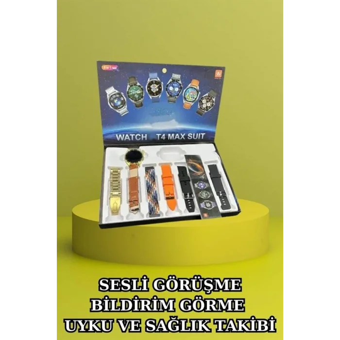 BUĞZ 3.Nesil TWS Bluetooth Kulaklık Bluetooth Bağlantılı Akıllı Saat Amoled Ekran Plastik Hasır Kordon