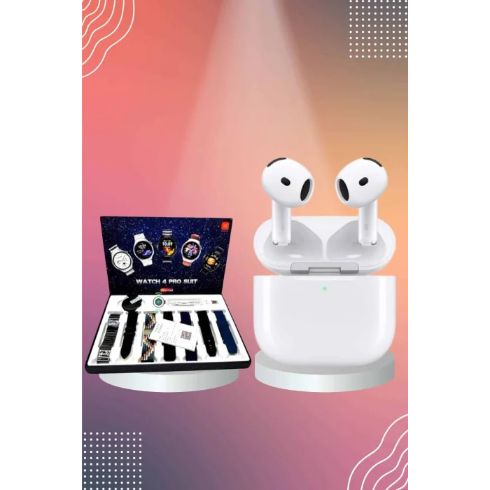 BUĞZ 3.Nesil TWS Bluetooth Kulaklık Bluetooth Bağlantılı Akıllı Saat Amoled Ekran Plastik Hasır Kordon - BUĞZ