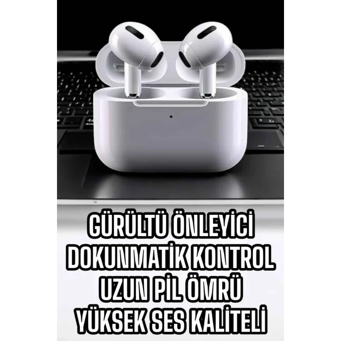 BUĞZ 3.Nesil TWS Bluetooth Kulaklık Mikrofonlu ANC Özelliği Dokunmatik Kontrol