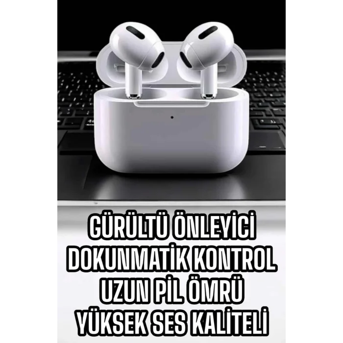  3.Nesil TWS Bluetooth Kulaklık Mikrofonlu ANC Özelliği Dokunmatik Kontrol