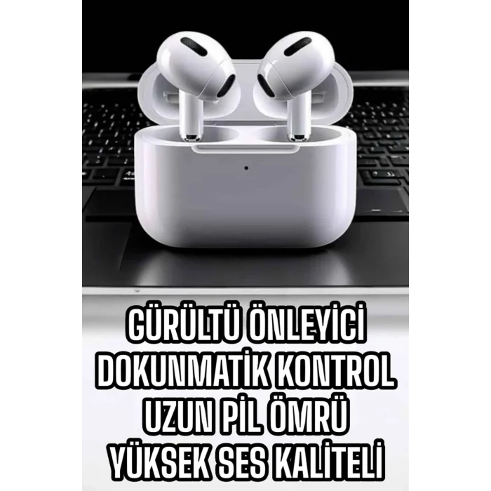 BUĞZ 3.Nesil TWS Bluetooth Kulaklık Mikrofonlu ANC Özelliği Dokunmatik Kontrol - BUĞZ