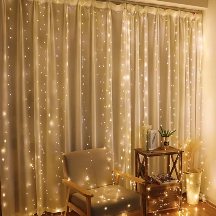 BUĞZ 3x3 Kumandalı Perde LED