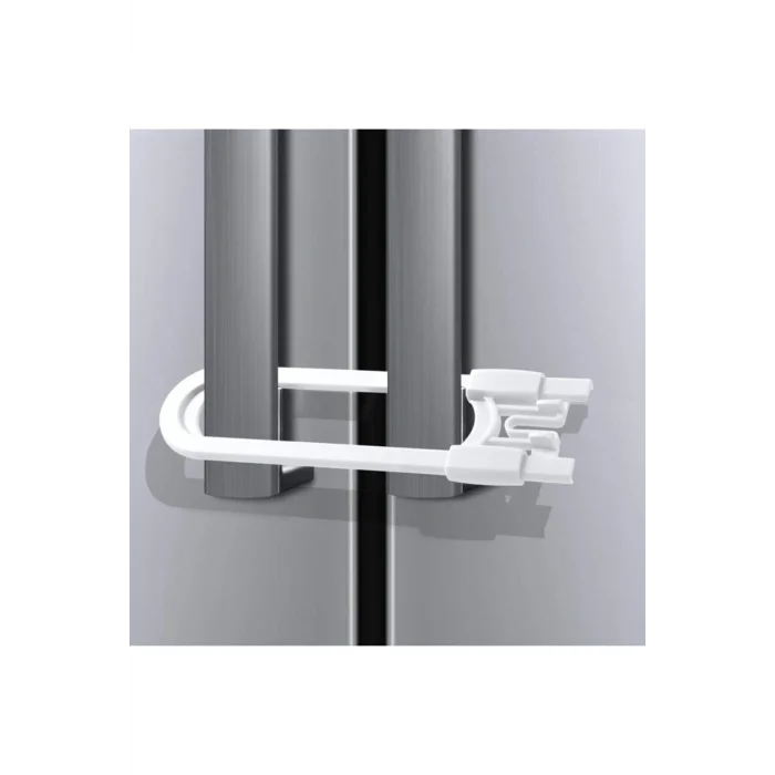 BUĞZ 4 Adet Çocuk Koruma Kilidi - Slide Dolap Çekmece Kilidi Sürgülü Kilit