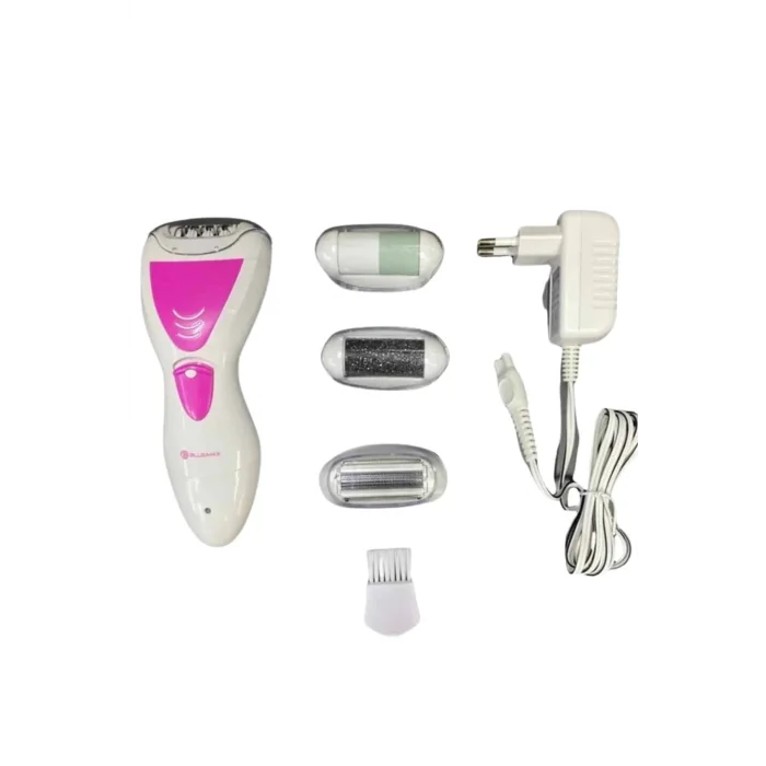  4 Başlıklı Lazer Öncesi Kısaltma Epilasyon Aleti Epilatör Çok Amaçlı