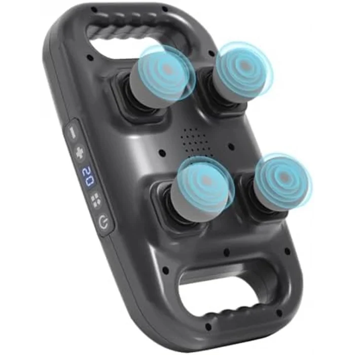 BUĞZ 4 Başlıklı Masaj Sı - Ergonomik Derin Doku Sırt Ve Boyun Masaj Aleti Ağrı Ve Sızı Giderici