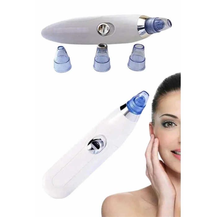  4 Başlıklı Pilli Vakumlu Siyah Nokta Temizleyici Akne Ve Sivilce Önleyici