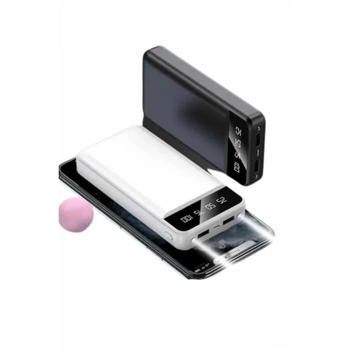 BUĞZ 4 Çıkışlı 20.000 Mah Powerbank Uzun Pil Ömürlü Taşınabilir - Lisinya
