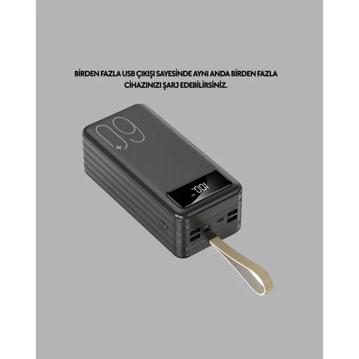 BUĞZ 4 Çıkışlı Hızlı Şarj Destekli Powerbank Yeni Nesil - BUĞZ