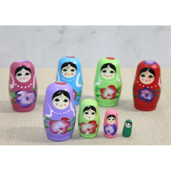 BUĞZ 4lü Ahşap Matruşka Seti