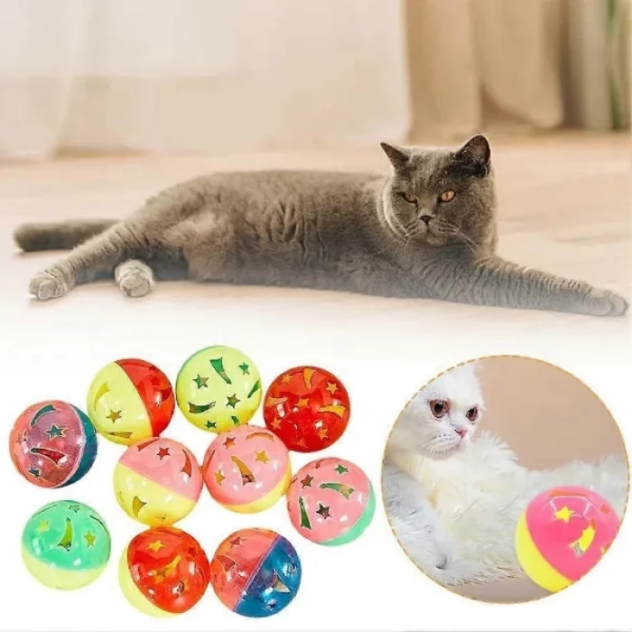 BUĞZ 4lü Çıngıraklı Top Kedi Oyuncağı