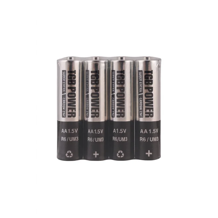 BUĞZ 4lü Kalem Pil AA 1.5V R6 / UM3 – Uzun Ömürlü Karbon Çinko Pil Seti