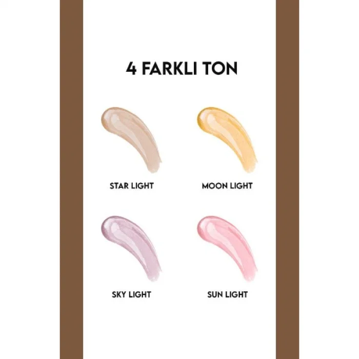 BUĞZ 4lü Likit Highlighter Aydınlatıcı Seti