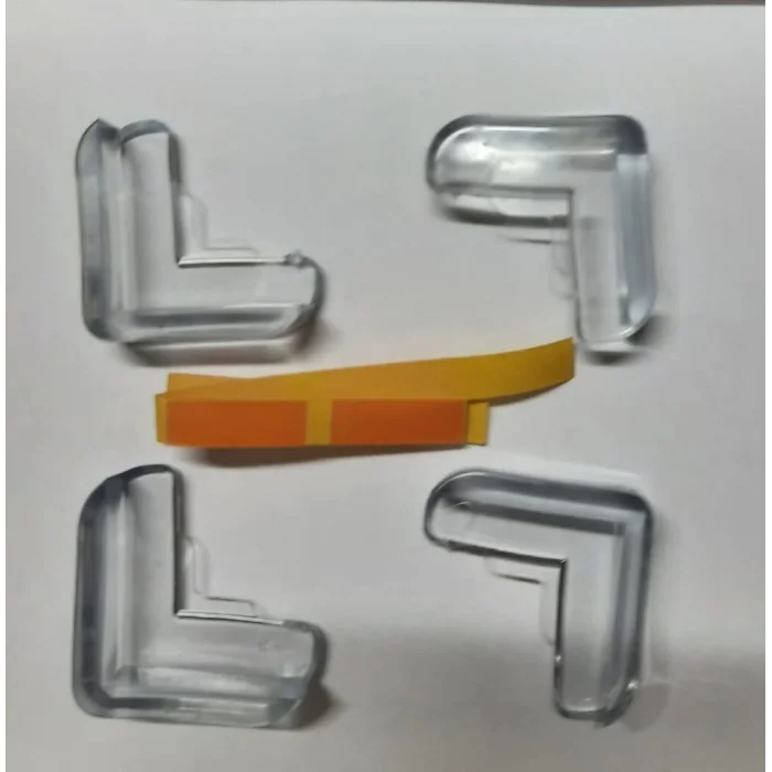 BUĞZ 4 lü Masa Sehpa Köşe Koruyucu Silikon- Çocuk Koruma Aparatı