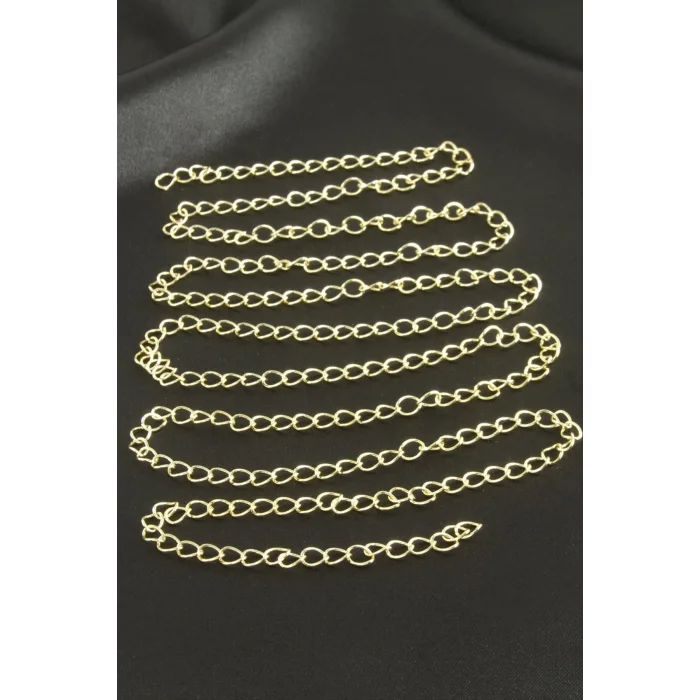 BUĞZ 4 mm Oval Zincir 1 metre