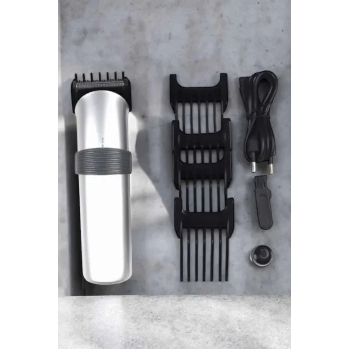  4 Taraklı Taşınabilir Profesyonel Saç ve Sakal Kesme Tıraş Makinesi