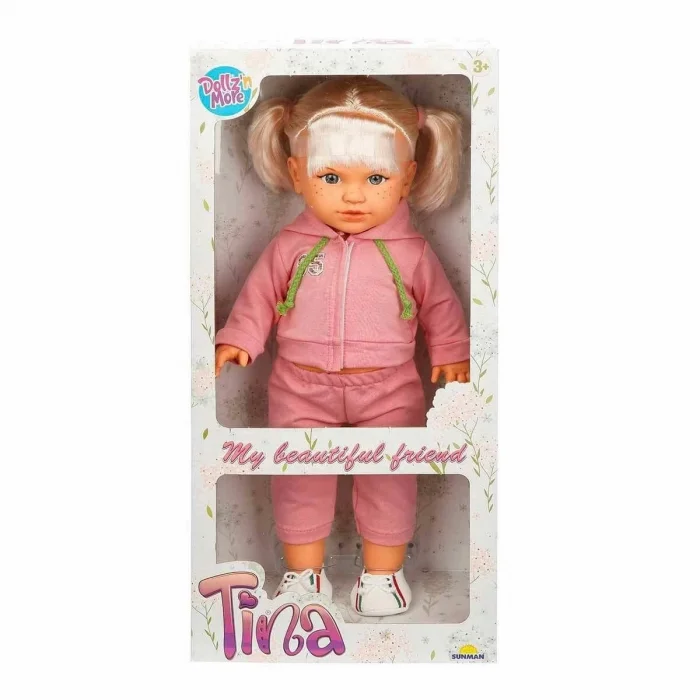 BUĞZ 40051 Tina Sporty Bebek 45 cm -Sunman