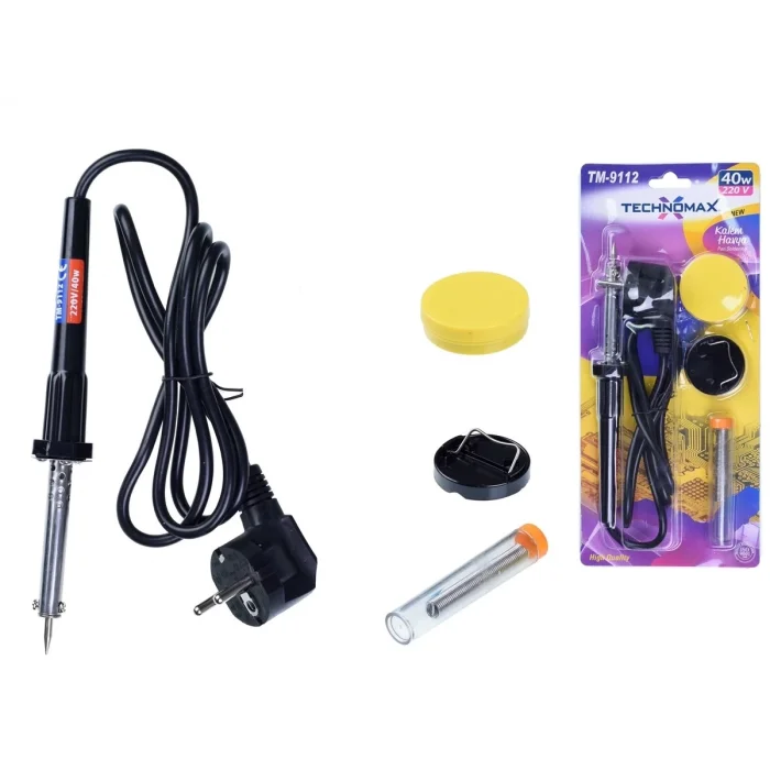  40w Pasta Ve Lehim Telli Havya Seti Tm-9112