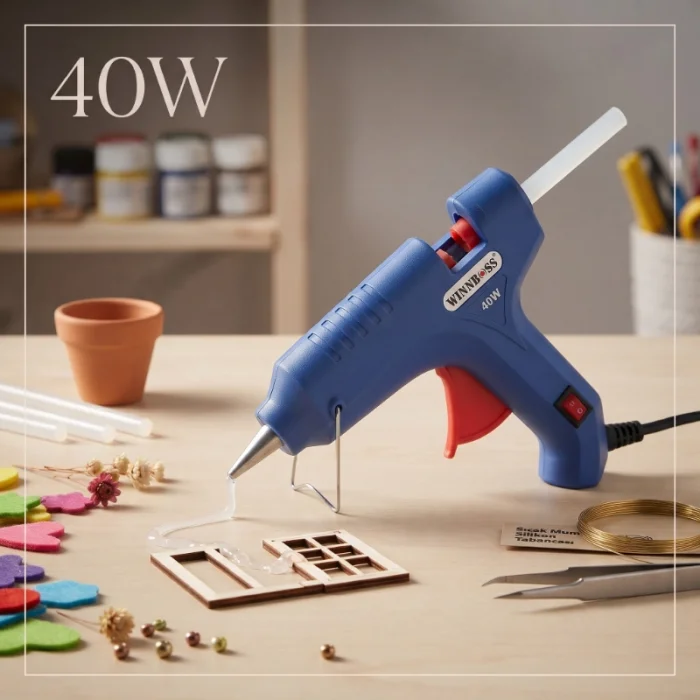 BUĞZ 40W Sıcak Silikon Tabancası - 11 mm Mum Silikon Uyumlu