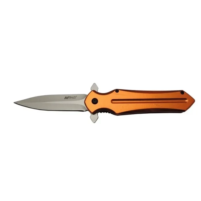 BUĞZ 4222 Turuncu Kamp Çakı 21cm- Yarı Otomatik, Kemerlikli