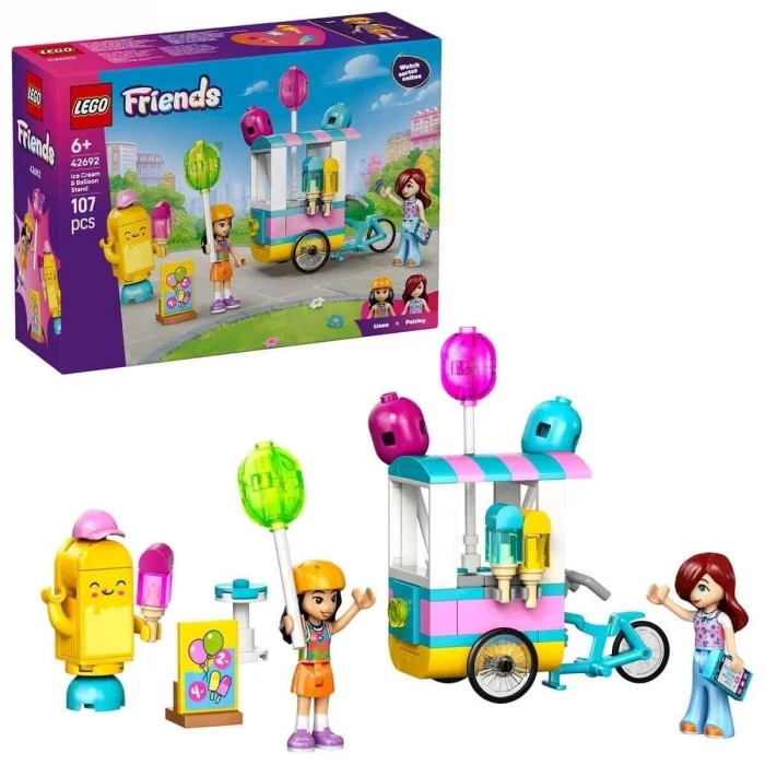 BUĞZ 42692 Lego Friends Dondurma ve Balon Standı 107 parça +6 yaş