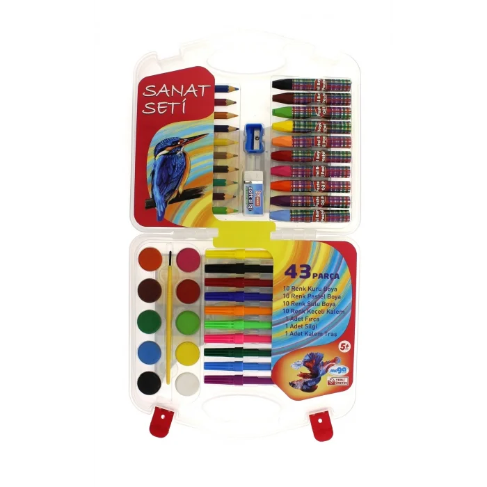  43 Parça Çantalı Sanat Seti