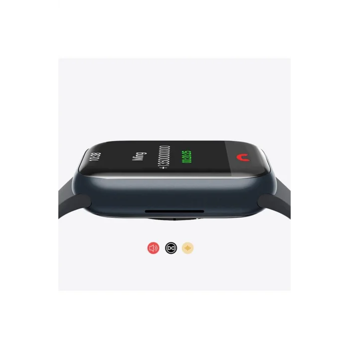 BUĞZ 45 mm Bluetooth Özellikli Akıllı Saat, Nabız ve Uyku Takibi ile GPS Destekli Siyah Model