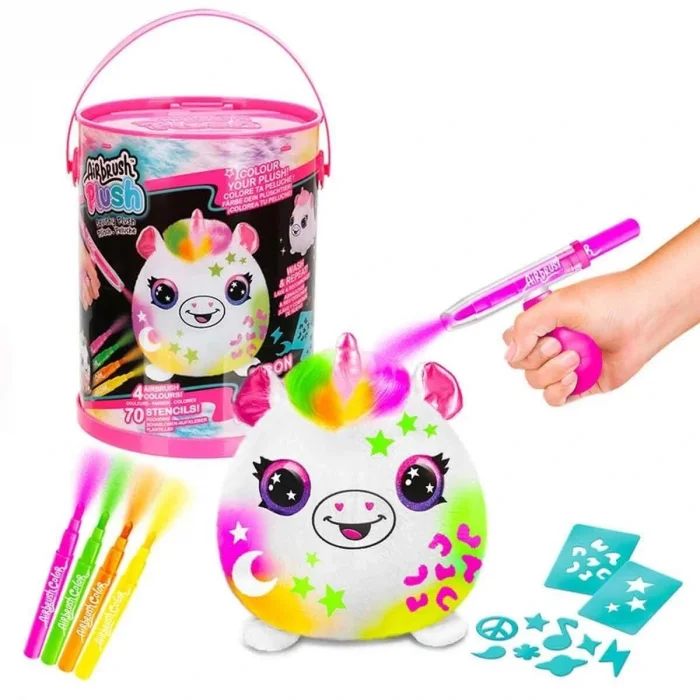 BUĞZ 45523 Airbrush Peluş Neon Boyama Seti -Sunman