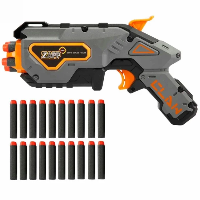 BUĞZ 4576  20 Mermili Sünger Dart Atan Silah 28 cm