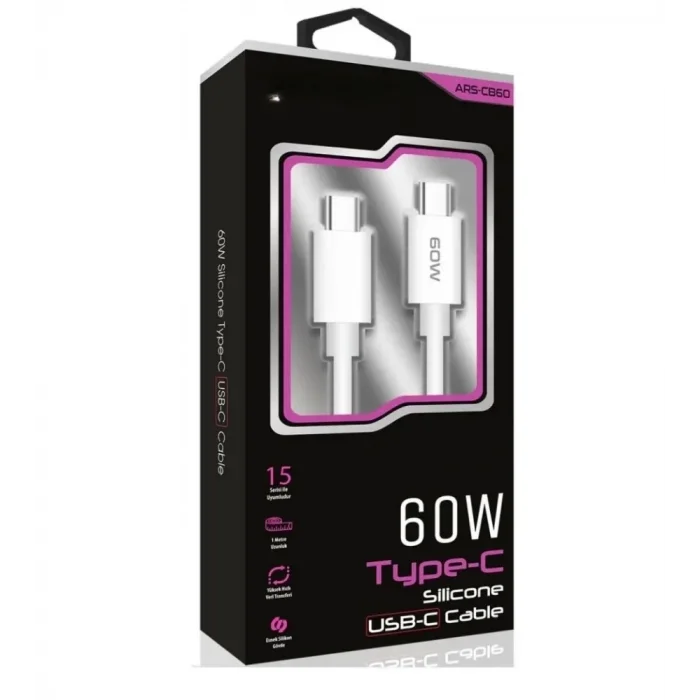  45w Usb-c Lightning Işıklı Şeffaf Kablo Hızlı Şarj, Dayanıklı Tasarım, İphone Ve İpad Uyumlu