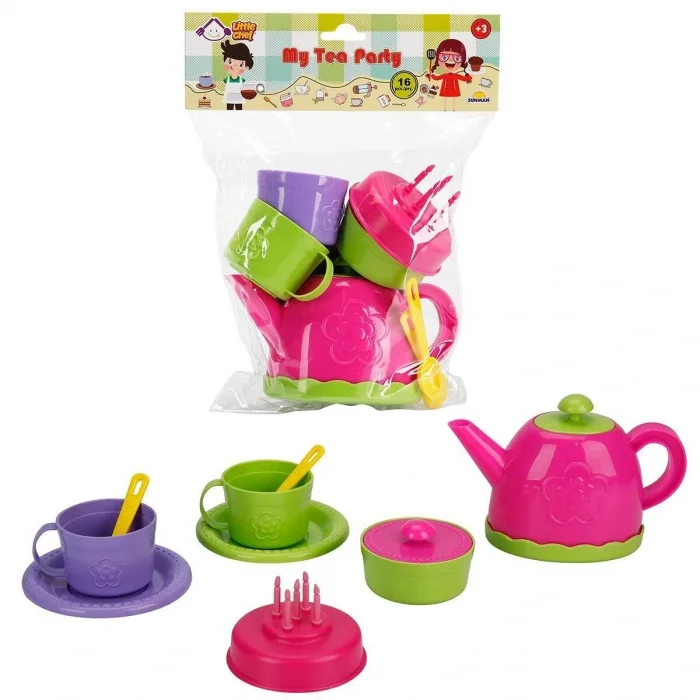 BUĞZ 4684 SUN-SABC-LCH-ÇAY SETİ POŞET 16 PRÇ