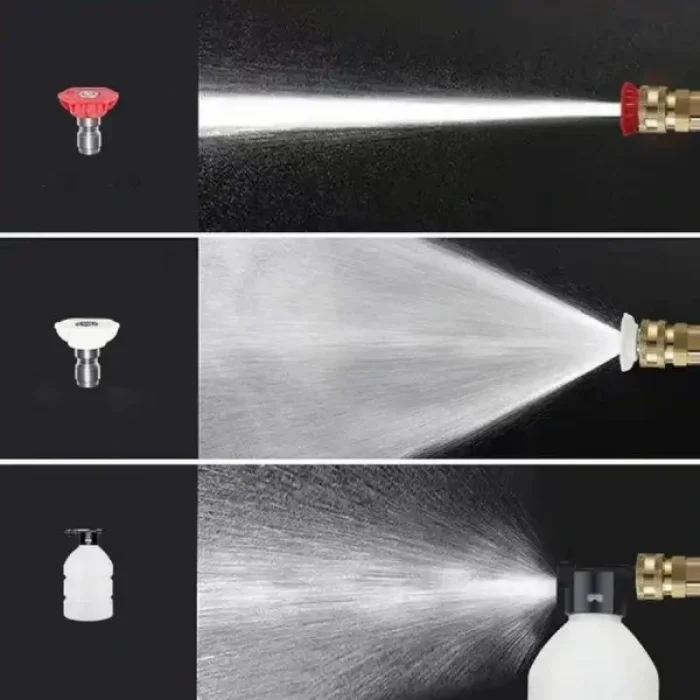 BUĞZ 48V Şarjlı Çift Bataryalı Taşınabilir Basınçlı Yıkama Sulama Tabancası