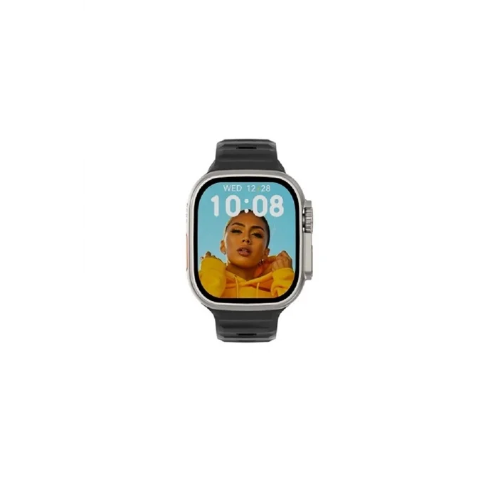 BUĞZ 49 mm Ekranlı GPS Özellikli Siyah Silikon Kordonlu Akıllı Saat ve Aktivite Takip Cihazı