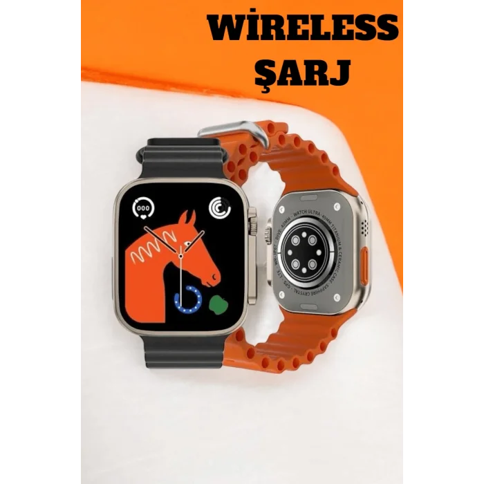  49MM Ekranlı, Kan Basıncı ve Adımsayar Özellikli Bluetooth Akıllı Saat