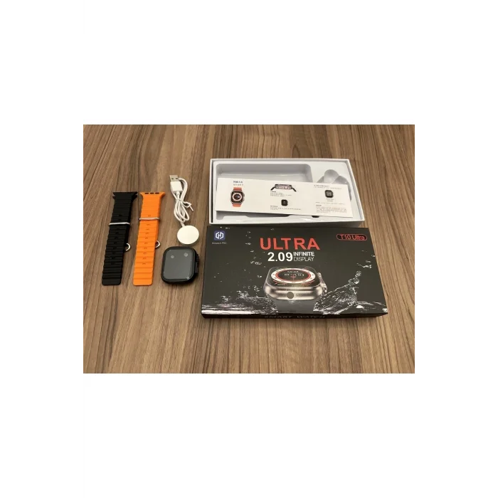 BUĞZ 49mm Ekranlı, Suya Dayanıklı Akıllı Saat - Nabız, Uyku Takibi ve Sesli Arama Özellikli