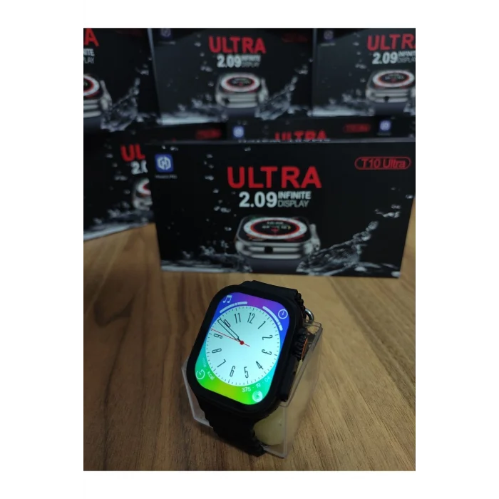 BUĞZ 49mm Siyah Kasa ve Turuncu Silikon Kordonlu Akıllı Saat - Sesli Görüşme ve SIM Kart Desteği