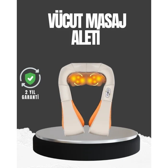 4D Yoğurma Teknolojili Masaj Cihazı-Boyun Omuz için uygun