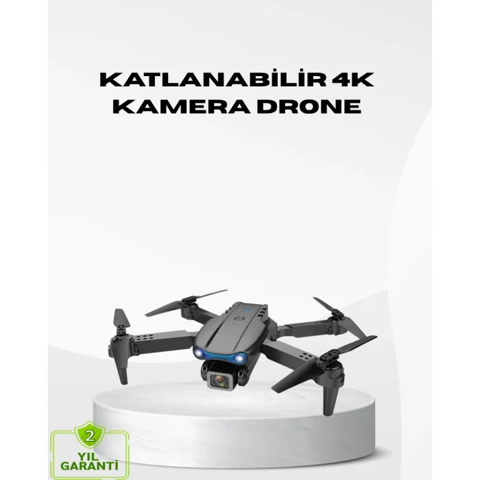 BUĞZ 4K Katlanabilir Drone Uzaktan Kontrollü Wi-Fi Görüntü Aktarımlı