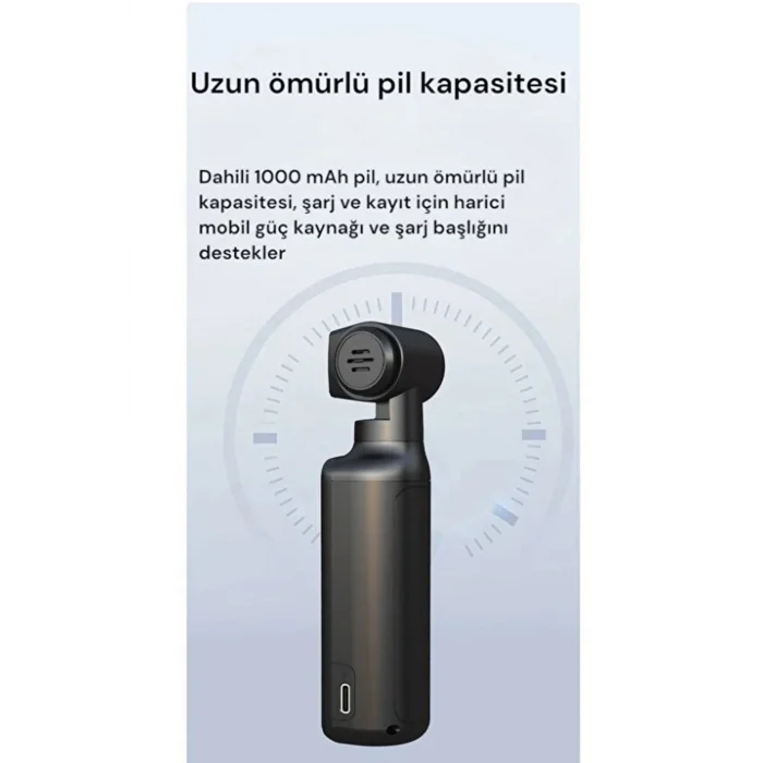 BUĞZ 4k Ultra Hd 270° Döndürülebilir Su Geçirmez Wifi Vlog Spor Ve Aksiyon Kamerası