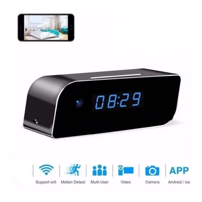 BUĞZ 4k Wifi Gizli Kamera Bebek Bakıcı Kamera 1080p Masa Üstü Sesli Kayıt