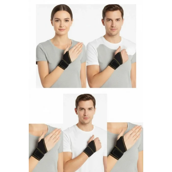 BUĞZ 4’lü Ortopedik Medikal Set – 2’li El Bilek Ateli + 2’li Diz Korsesi, Ayarlanabilir ve Destekleyici