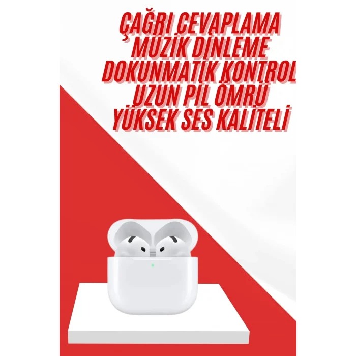 BUĞZ 4.Nesil Bluetooth Kulaklık Yüksek Ses Kaliteli Dokunmatik Kontrol Özellikli Yeni Nesil