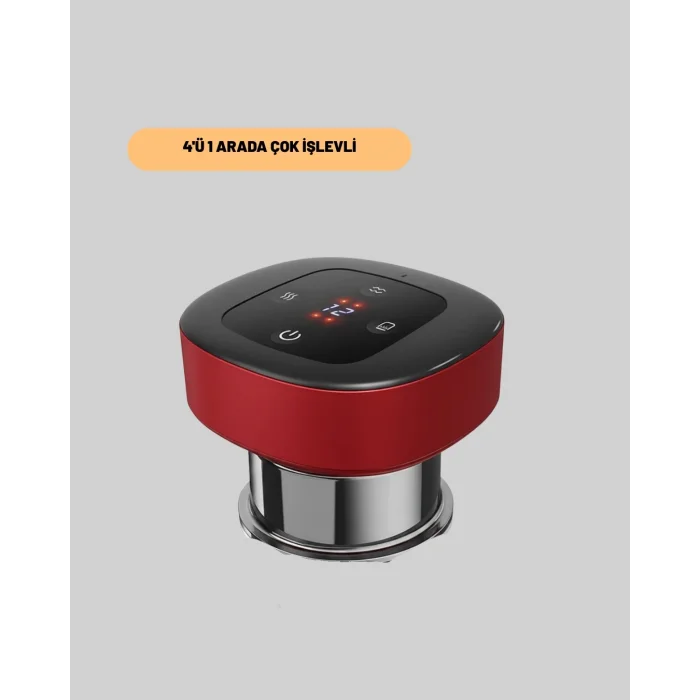 BUĞZ 4’ü 1 Arada Elektrikli Çukurluk Masaj Seti Isı Masaj ve Kırmızı Işık