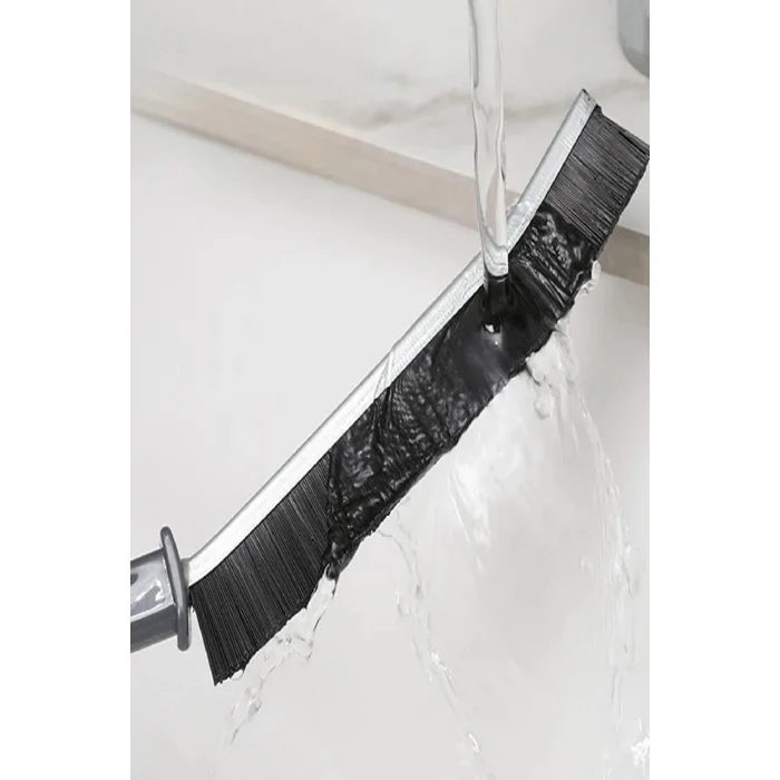 BUĞZ 5 Adet İnce Kıl Fırça Banyo Mutfak Pencere Oluk Klozet Kenarı Kavisli Detay Temizleme Fırçası