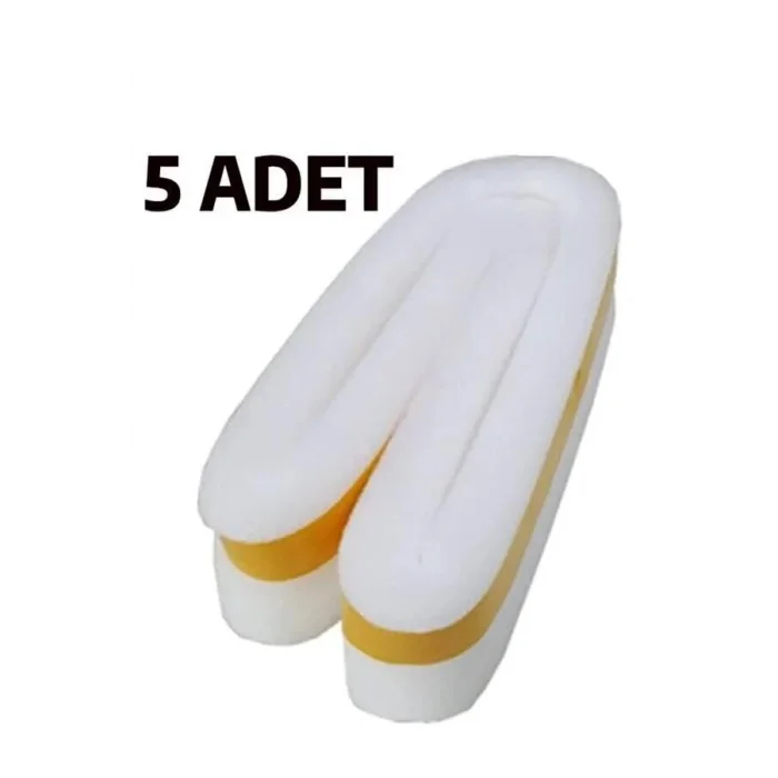 BUĞZ 5 Adet Yapışkanlı Kapı Altı (Eşik) Bandı Isı Yalıtım Süngeri 90 Cm