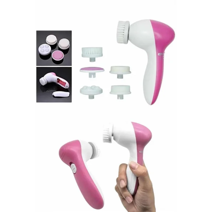 BUĞZ 5 Başlıklı Titreşimli Cilt Temizleme Seti Canlandırıcı ve Onarıcı - BUĞZ