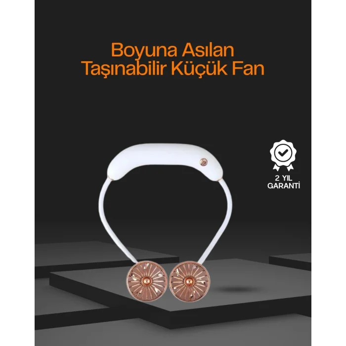  5 Kanatlı Sessiz Mini Fan 3 Vitesli Katlanabilir Asılabilir