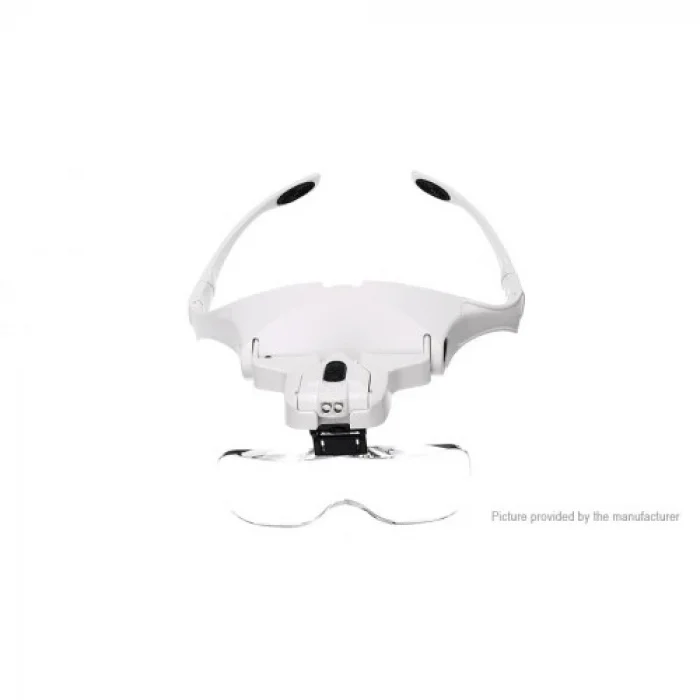 BUĞZ 5 Lens 1.0x3.5x, 2led Işıklı  Ile Ayarlanabilir Gözlük Büyüteç9892b2 - BUĞZ