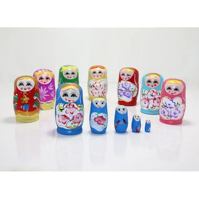 BUĞZ 5Li Ahşap Matruşka