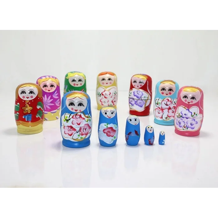  5li Ahşap Matruşka